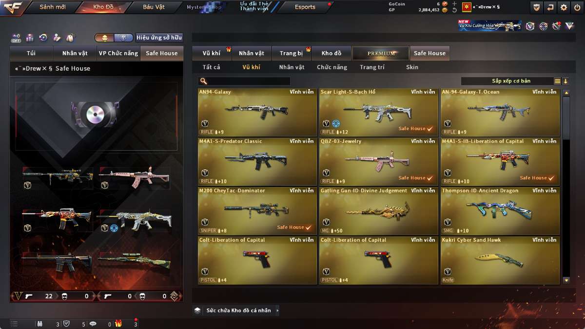 shop acc cf uy tin gia re